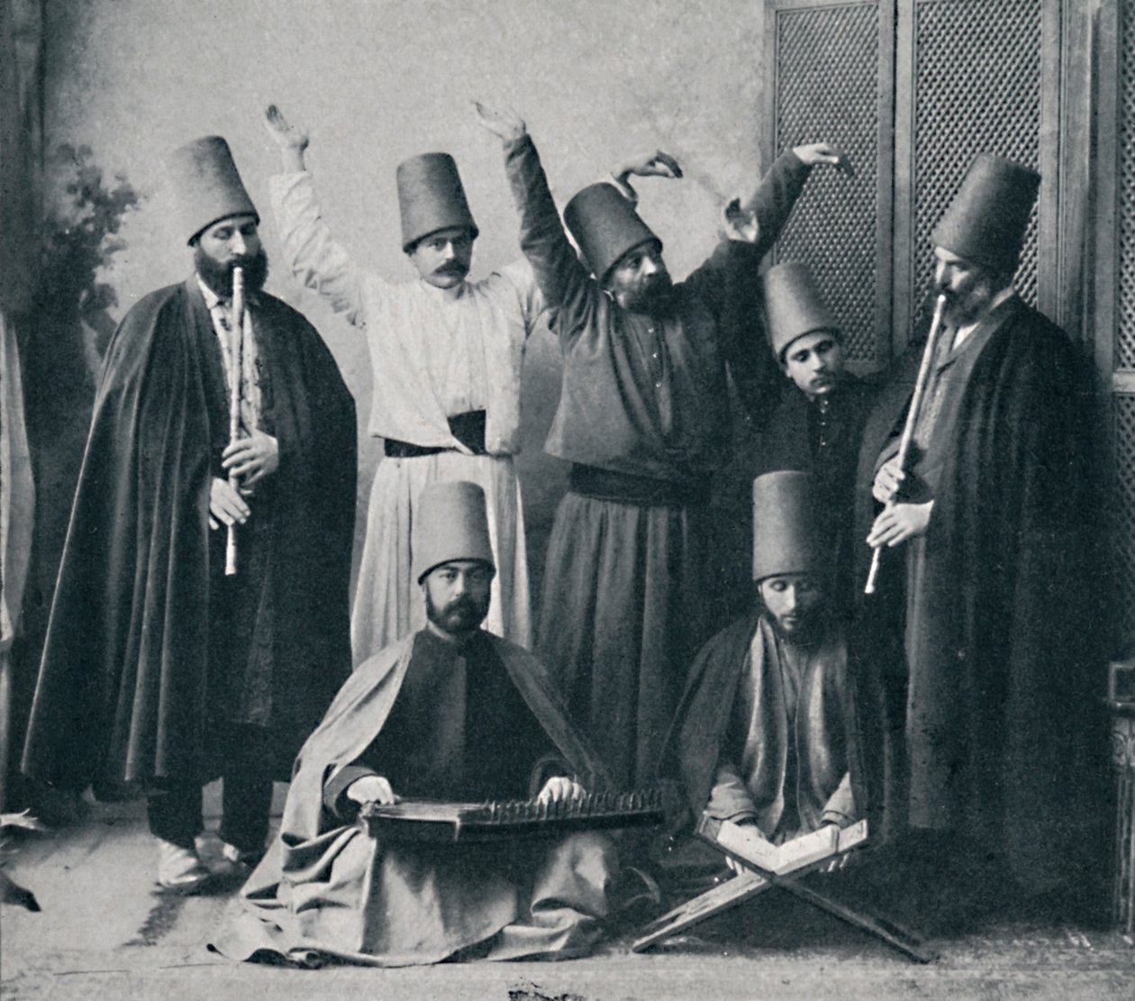 Egyptští taneční dervišové, 1912 od Unbekannt