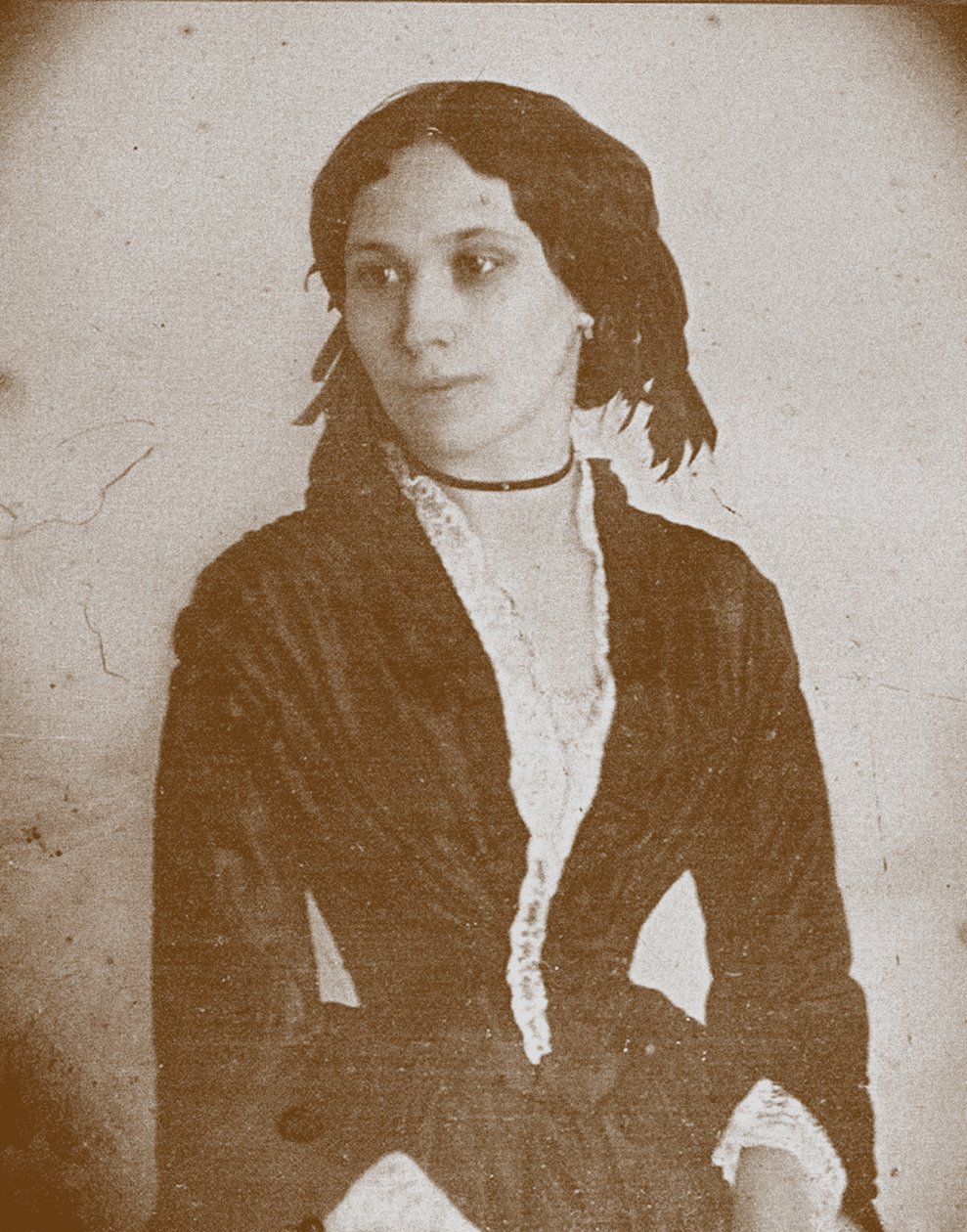 Elena Alexandrovna Denisyeva 1826-1864, asi 1860 od Unbekannt