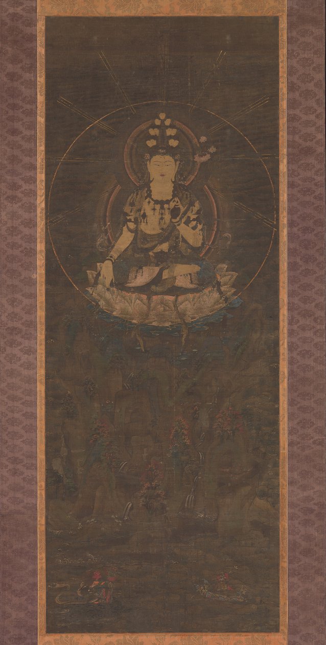 Jedenáctihlavý Kannon na hoře Fudaraka, 13. století. od Unbekannt