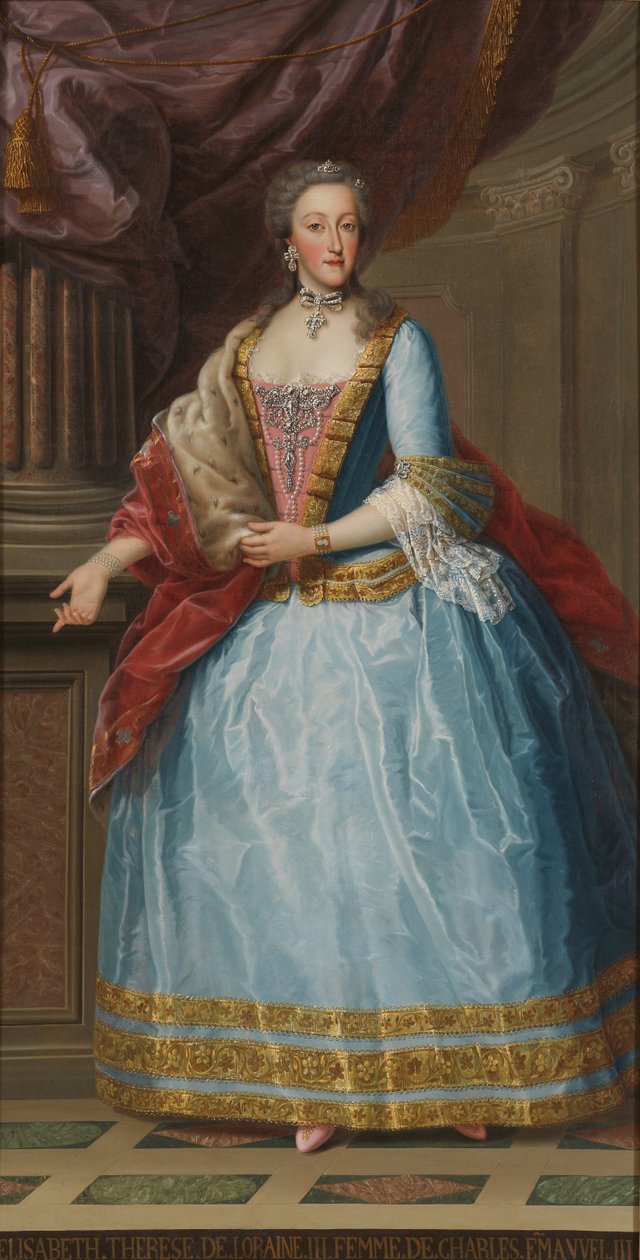 Alžběta Terezie Lotrinská 1711-1741, královna Sardinie od Unbekannt