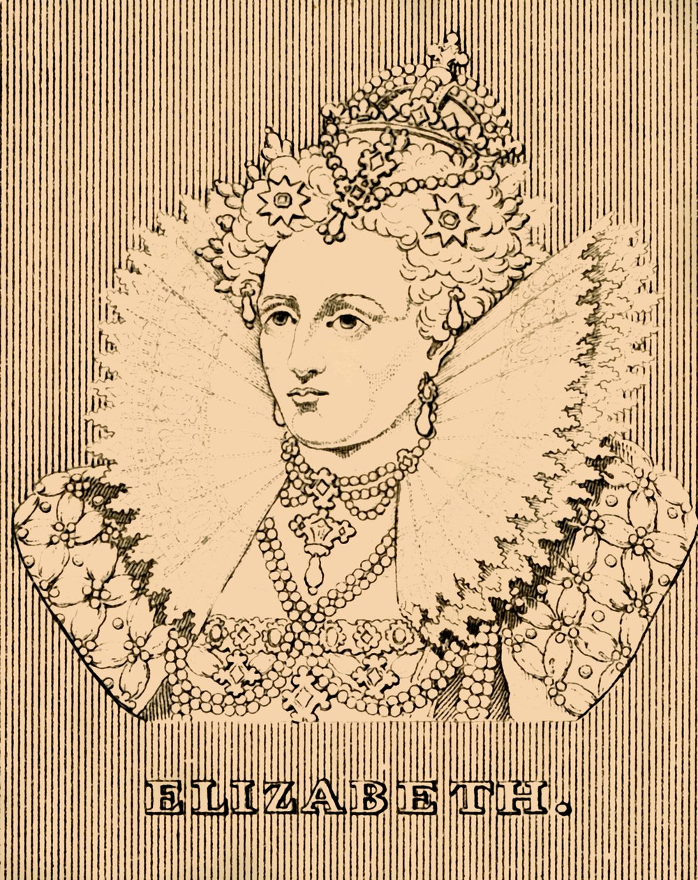 Alžběta, 1533-1603, 1830. od Unbekannt