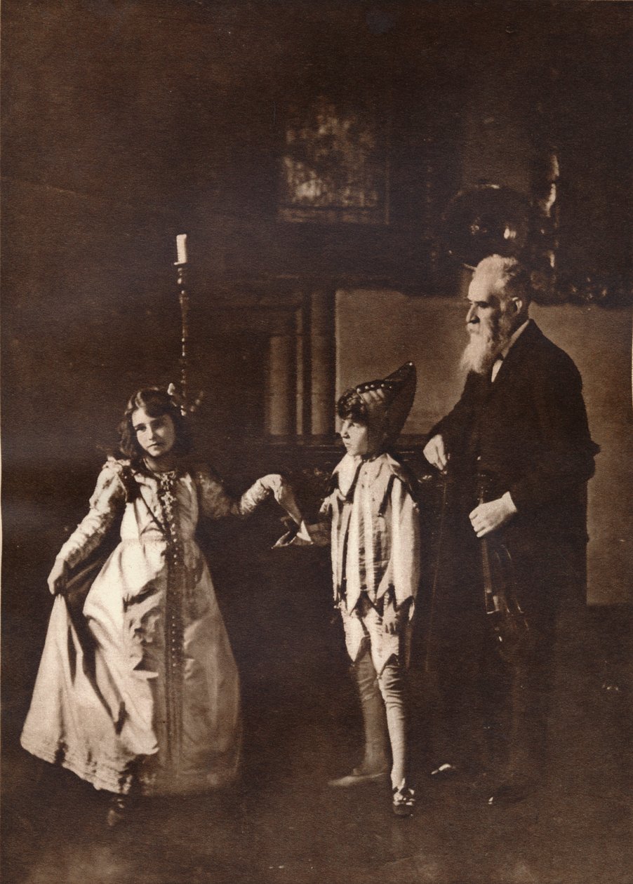 Elizabeth Angela Marguerite Bowes-Lyon na taneční lekci se svým bratrem, 1909 od Unbekannt