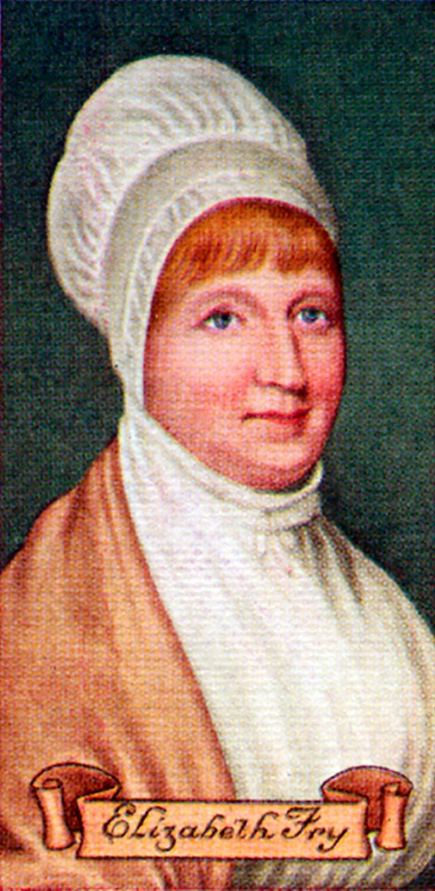 Elizabeth Fry, převzato ze série cigaretových karet, 1935 od Unbekannt