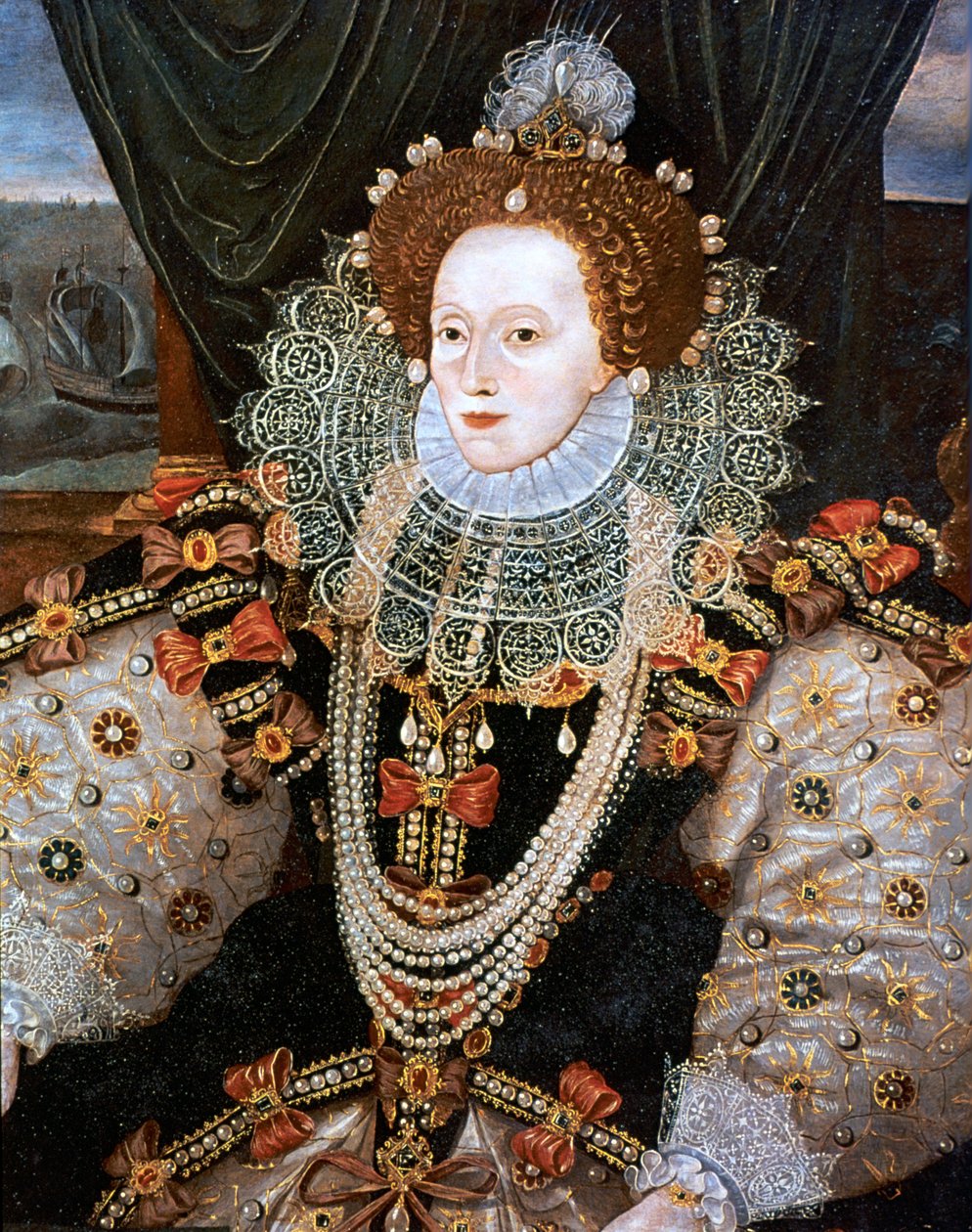 Alžběta I., královna Anglie a Irska, c1588 od Unbekannt