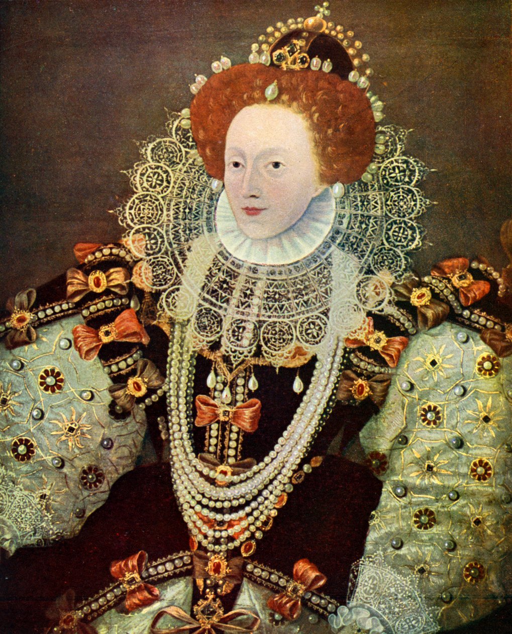 Alžběta I., královna Anglie a Irska, c1588, c1902-1905 od Unbekannt