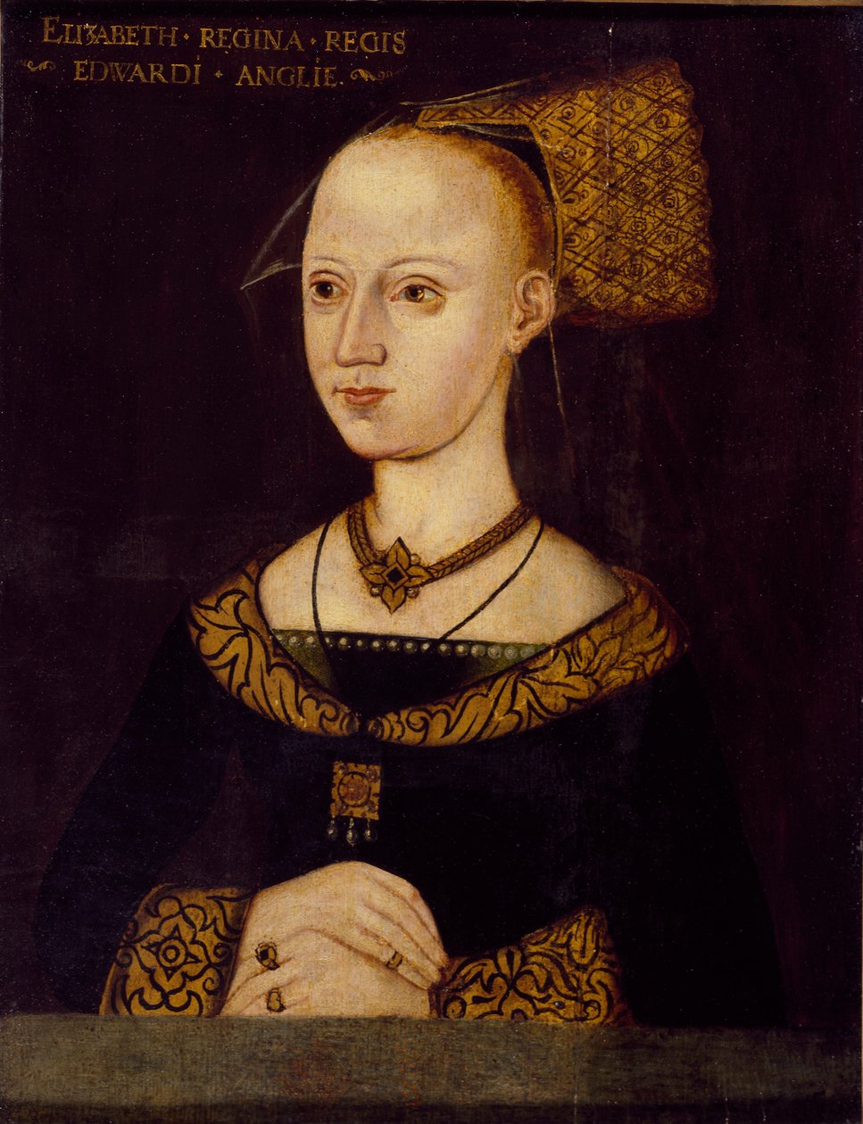 Elizabeth Woodville, královna Edwarda IV, c1500 od Unbekannt