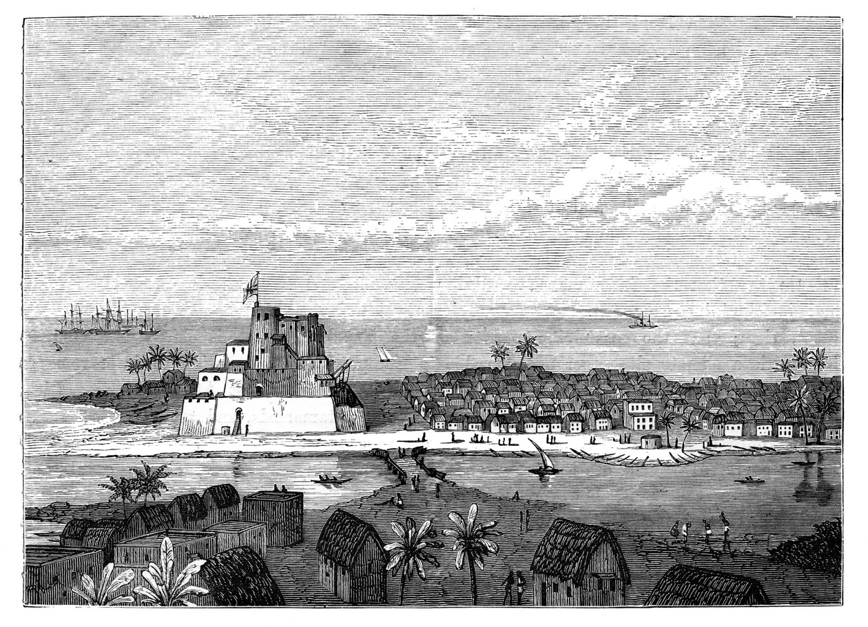 Elmina, Gold Coast, západní Afrika, c1890 od Unbekannt