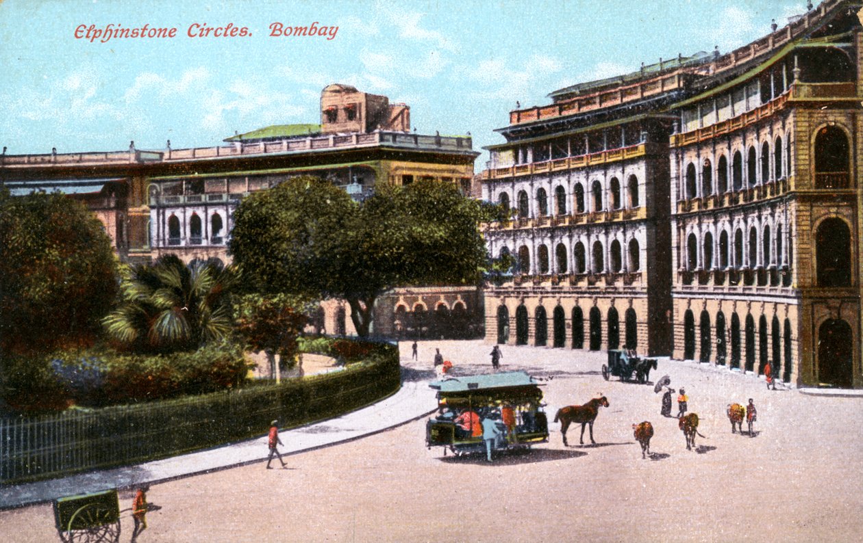 Elphinstone Circles, Bombay, Indie, začátek 20. století od Unbekannt