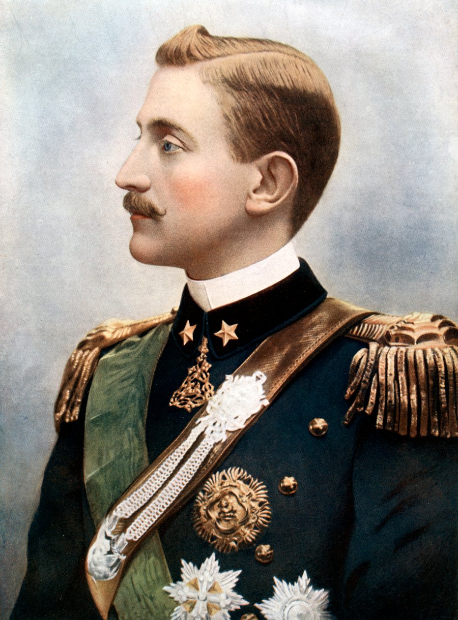 Emanuele Filiberto, vévoda z Aosty, konec 19. století od Unbekannt
