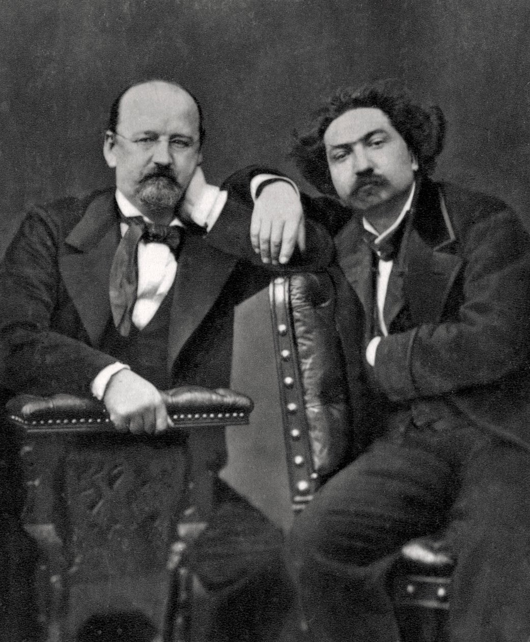 Emile Erckmann a Alexandre Chatrian, francouzští spisovatelé, 1887 od Unbekannt