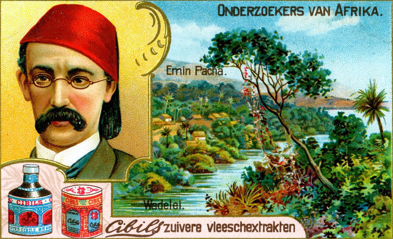 Emin Pasha, německý lékař, lingvista a administrátor, c1900 od Unbekannt