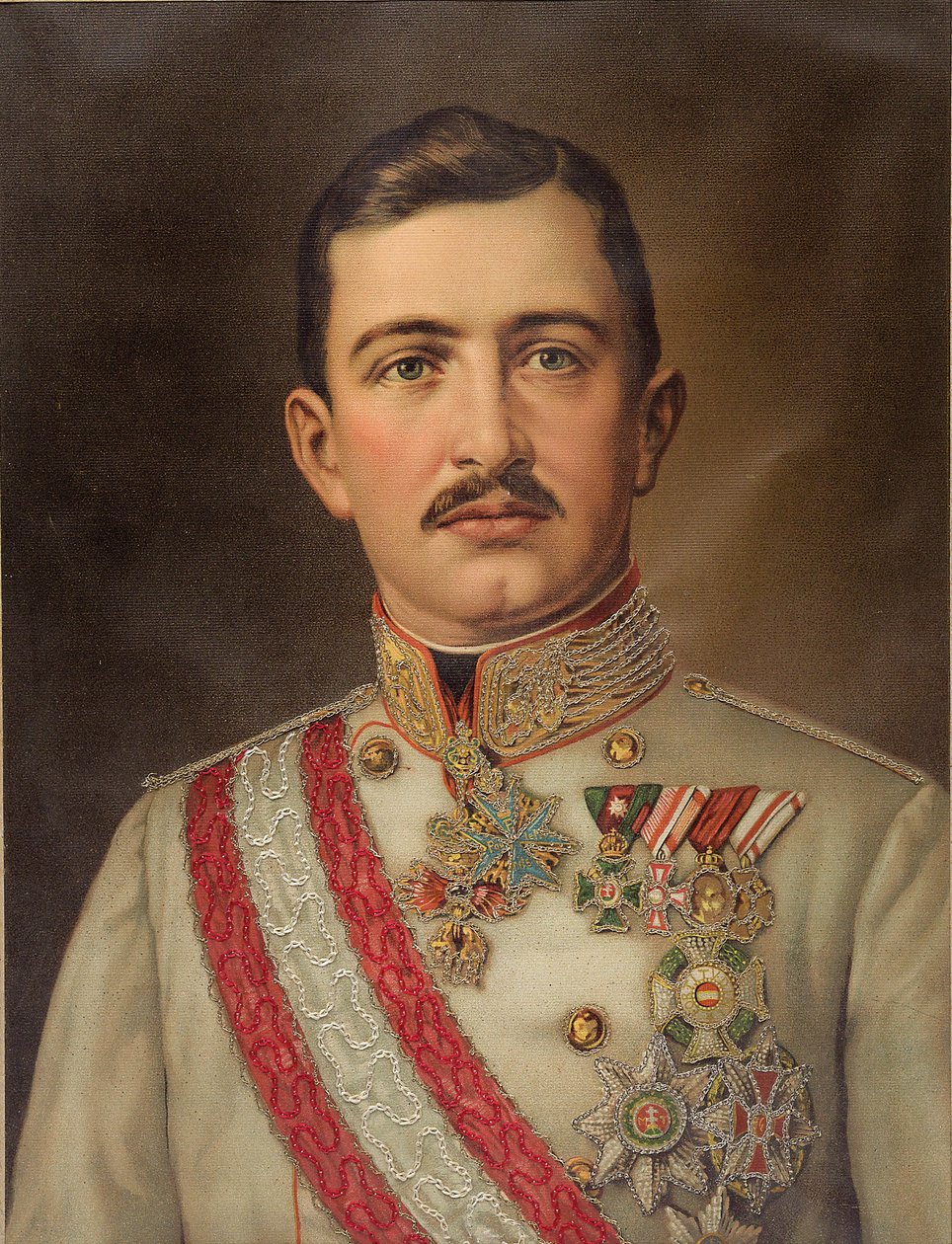 Císař Karel I. Rakouský 1887-1922, král uherský, c. 1917. od Unbekannt