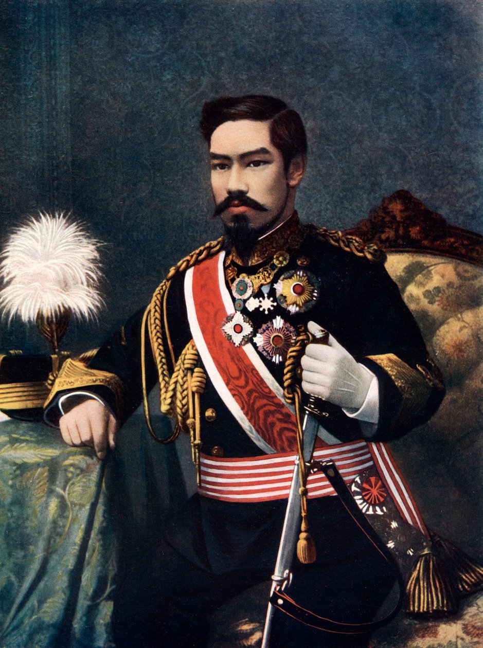 Japonský císař Meidži, konec 19.-začátek 20. století od Unbekannt