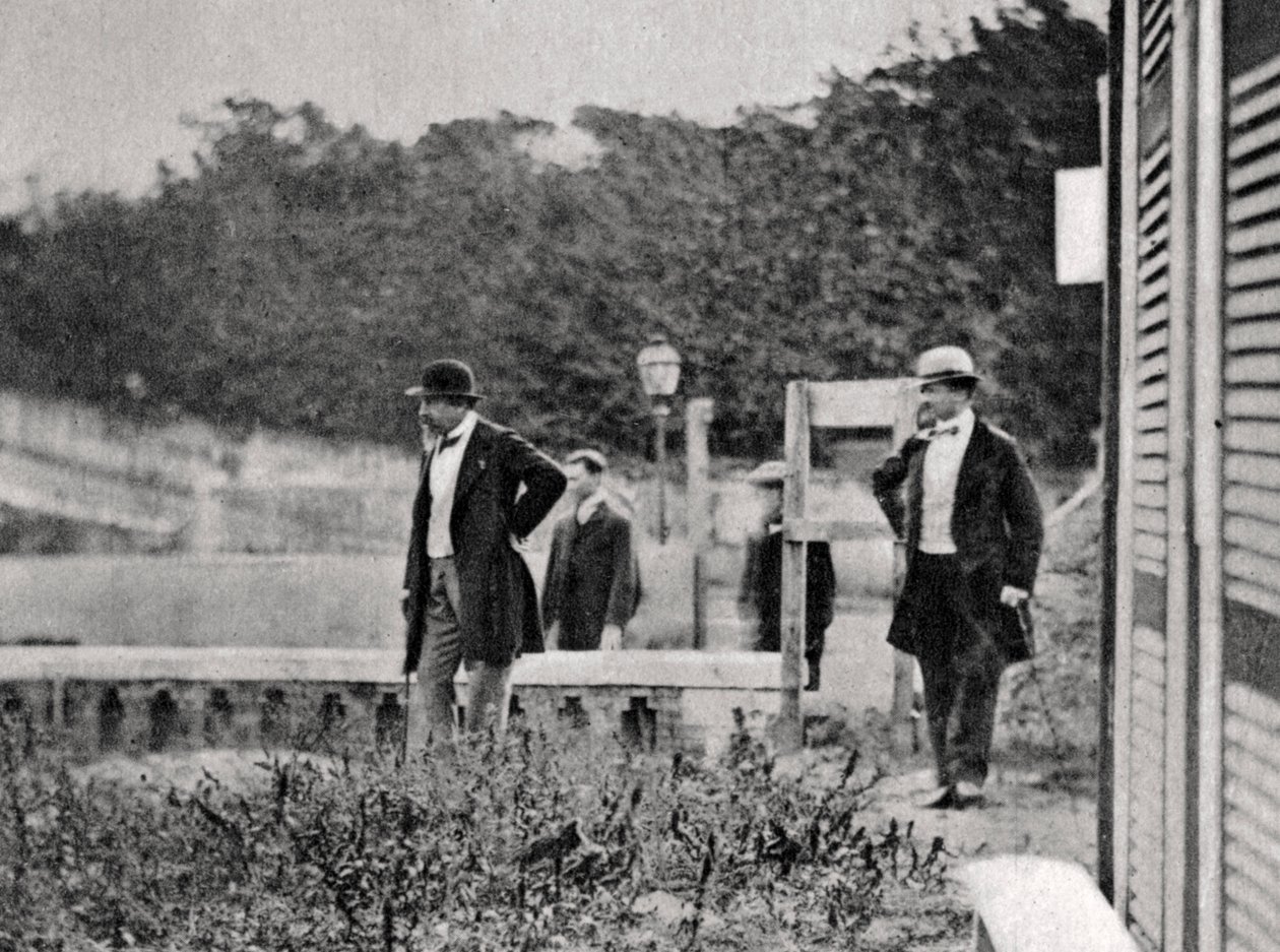 Francouzský císař Napoleon III v exilu, Chislehurst, Kent, 1871-1873 od Unbekannt