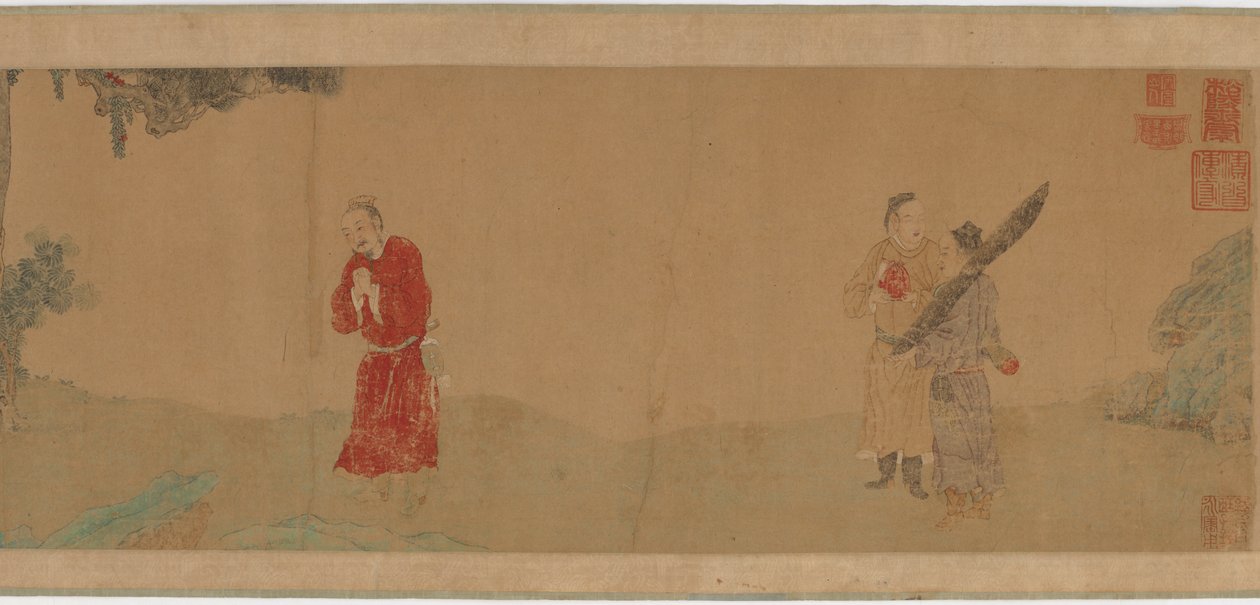 Císař Shi Le Ctít buddhistického mnicha, 1368-1644. od Unbekannt