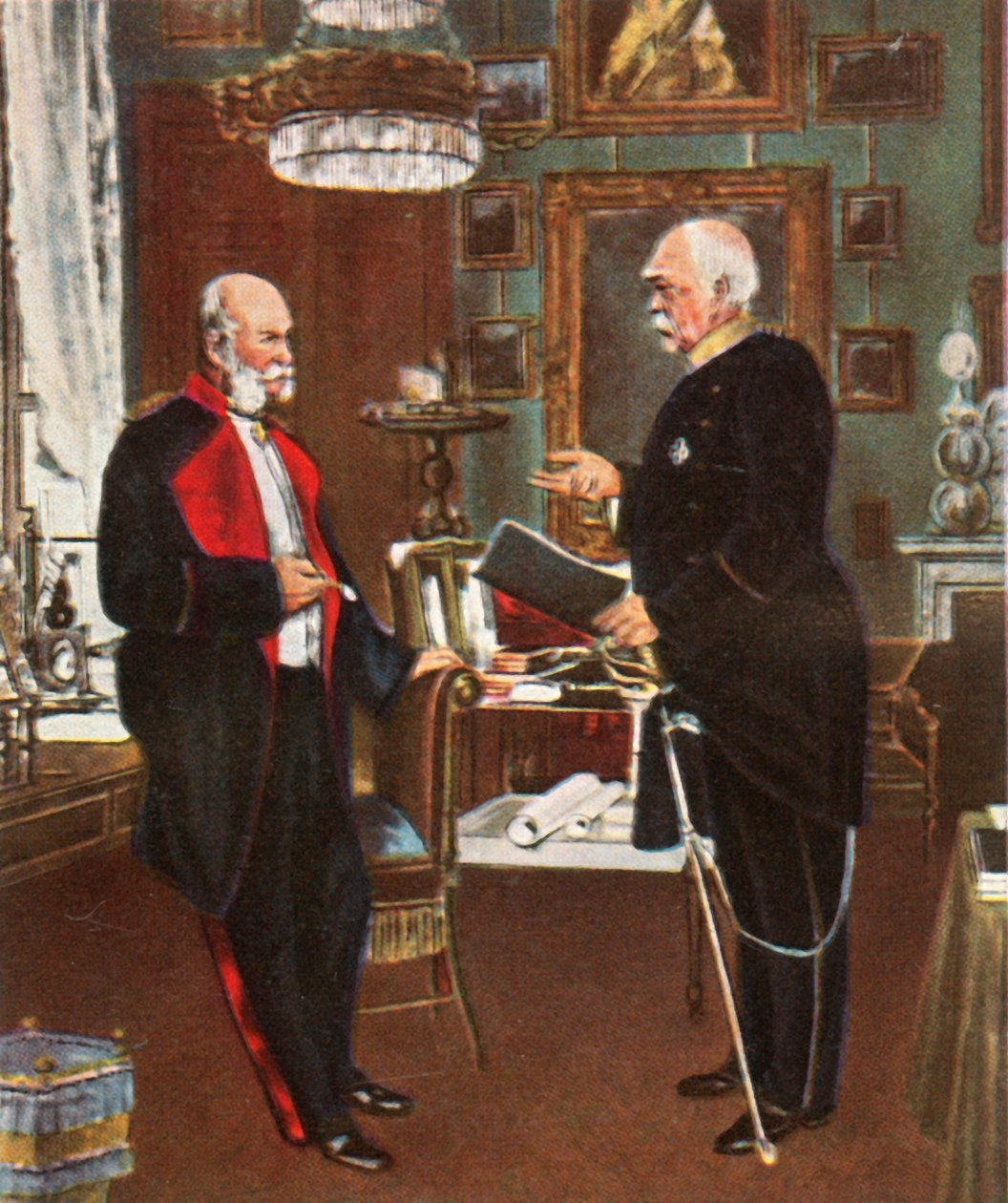 Císař a kancléř, 1871, 1936. od Unbekannt