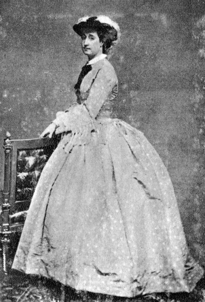Francouzská císařovna Eugenie, c1858-1870 od Unbekannt