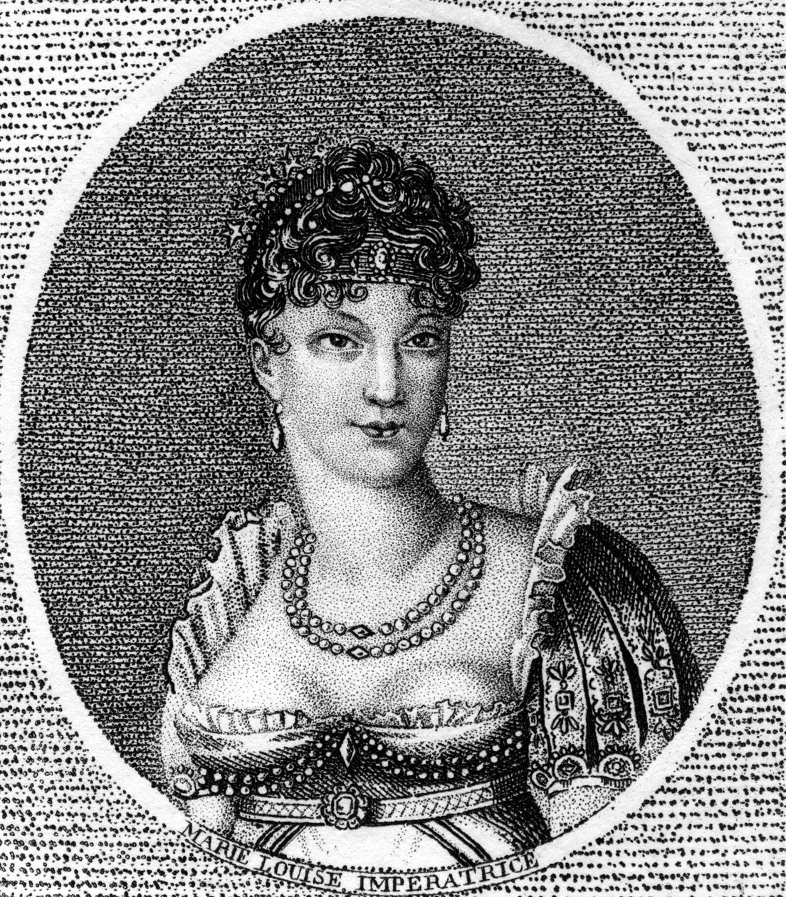 Císařovna Marie Louise, císařovna Francie, druhá manželka Napoleona Bonaparta, 1791-1847 od Unbekannt