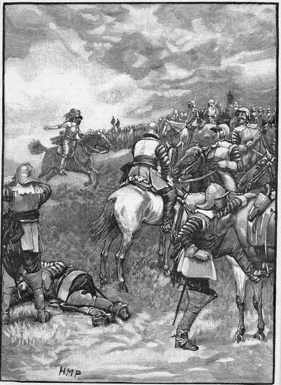 Anglické občanské války: Bitva u Naseby, Northamptonshire, 14. června 1645 od Unbekannt