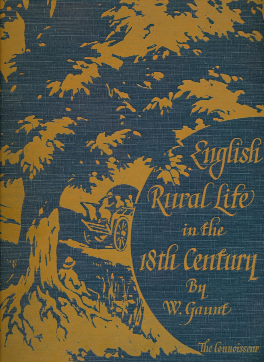 Anglický život na venkově v 18. století, přední strana obálky, 1925 od Unbekannt