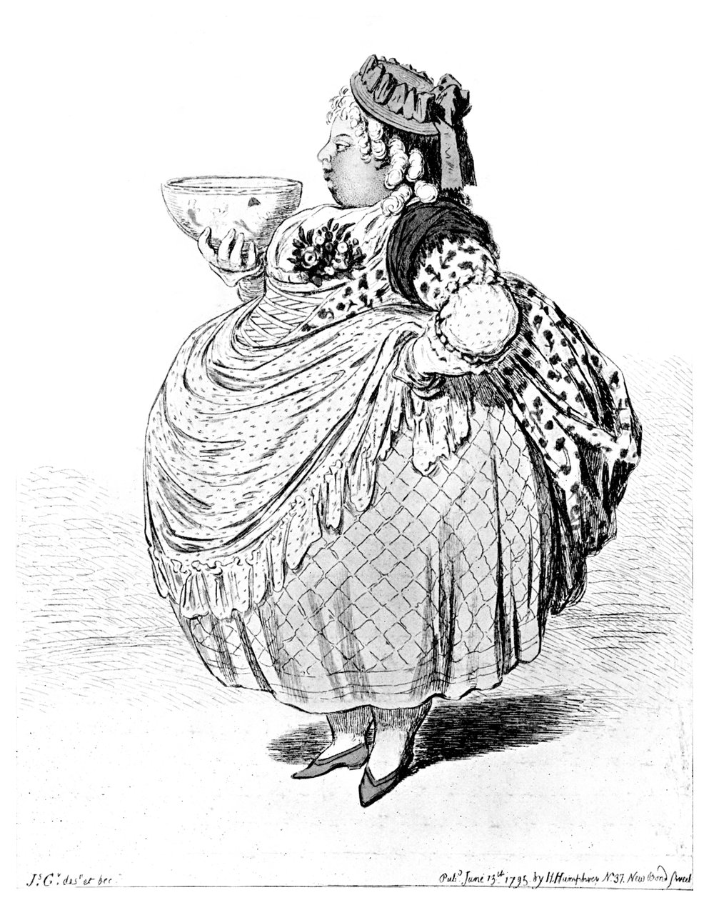 Vstupte do Cowslip s miskou smetany, 1795 od Unbekannt