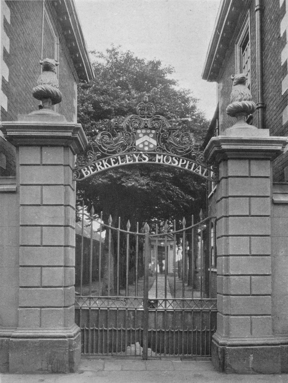 Vstupní brána, Berkeleys Hospital, Worcester, Worcestershire, 1924 od Unbekannt