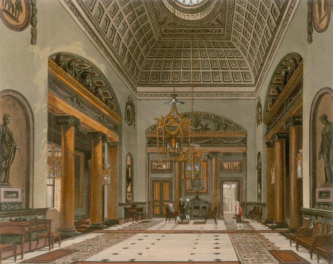 Vstupní hala Carlton House, Westminster, Londýn od Unbekannt