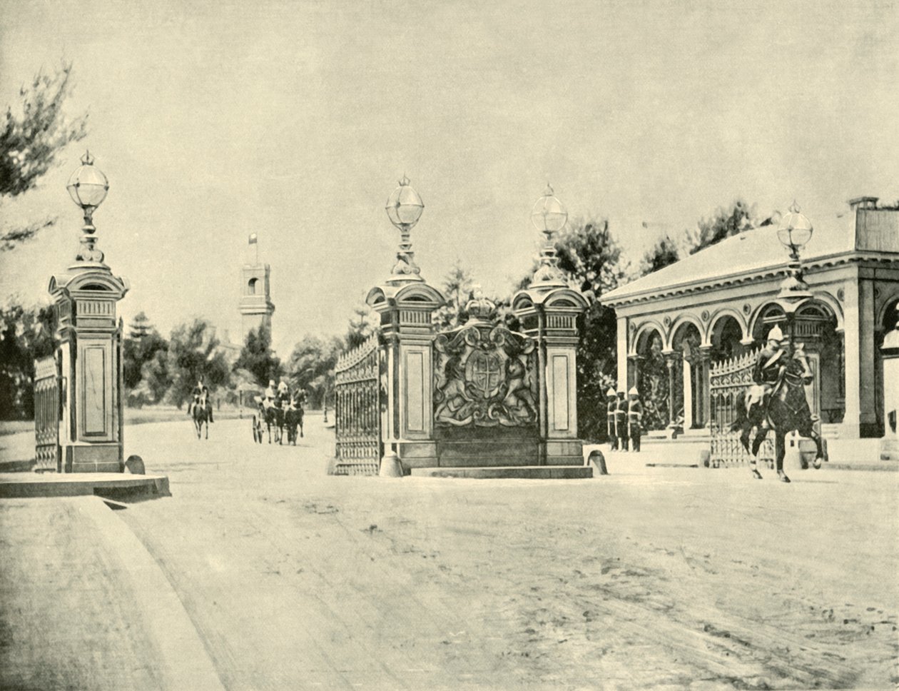 Vchod do vládní budovy, Melbourne, 1901. od Unbekannt