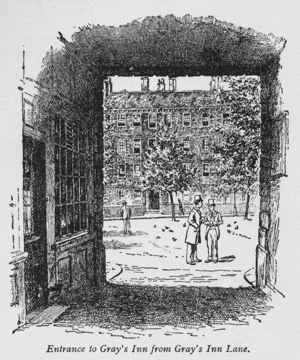 Vchod do Grays Inn z Grays Inn Lane, c1918 od Unbekannt