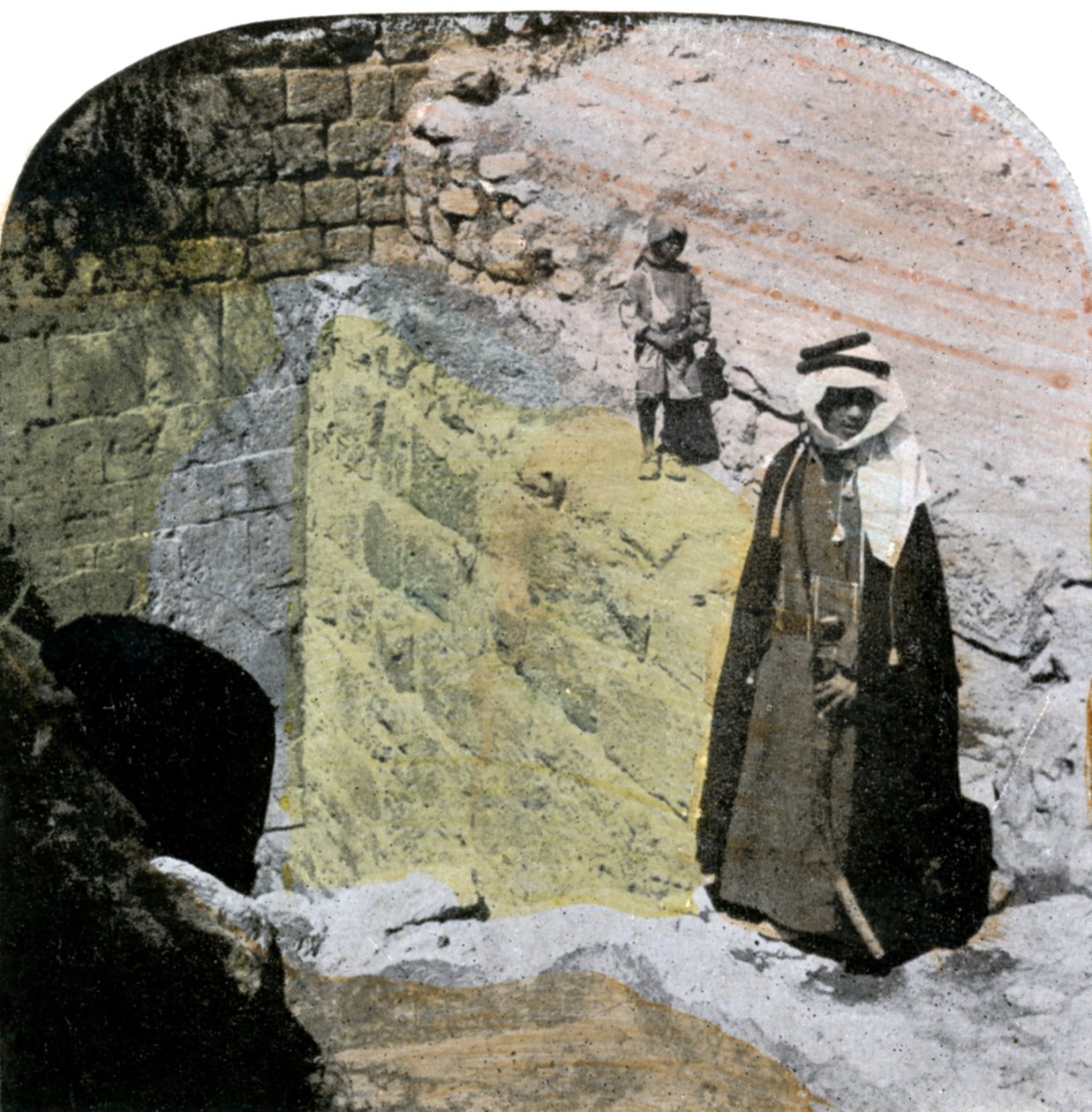 Vchod do fontány Panen, Jeruzalém, Izrael, konec 19. století od Unbekannt