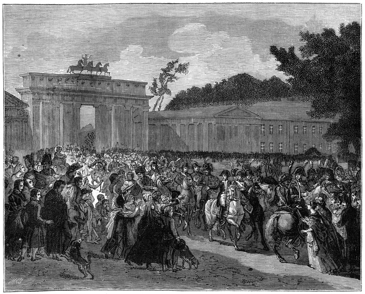 Vstup francouzské armády do Berlína, 27. října 1806 1882-1884 od Unbekannt