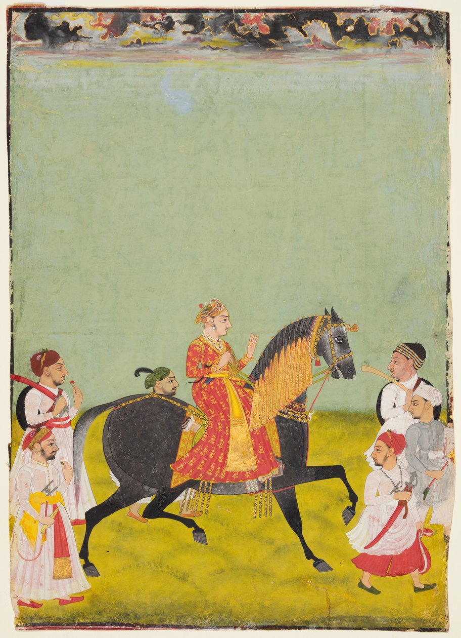 Jezdec Raj Singh II, syn Pratapa Singha r. 1752-55, ca. 1760. od Unbekannt