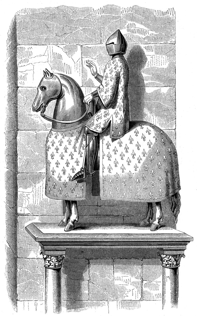 Jezdecká socha krále Filipa le Bel, 1575 1849 od Unbekannt