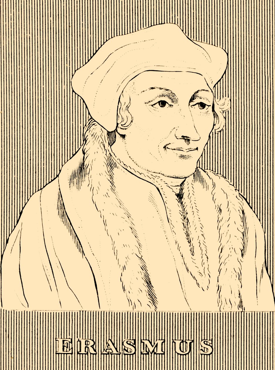 Erasmus, 1466-1536, 1830. od Unbekannt