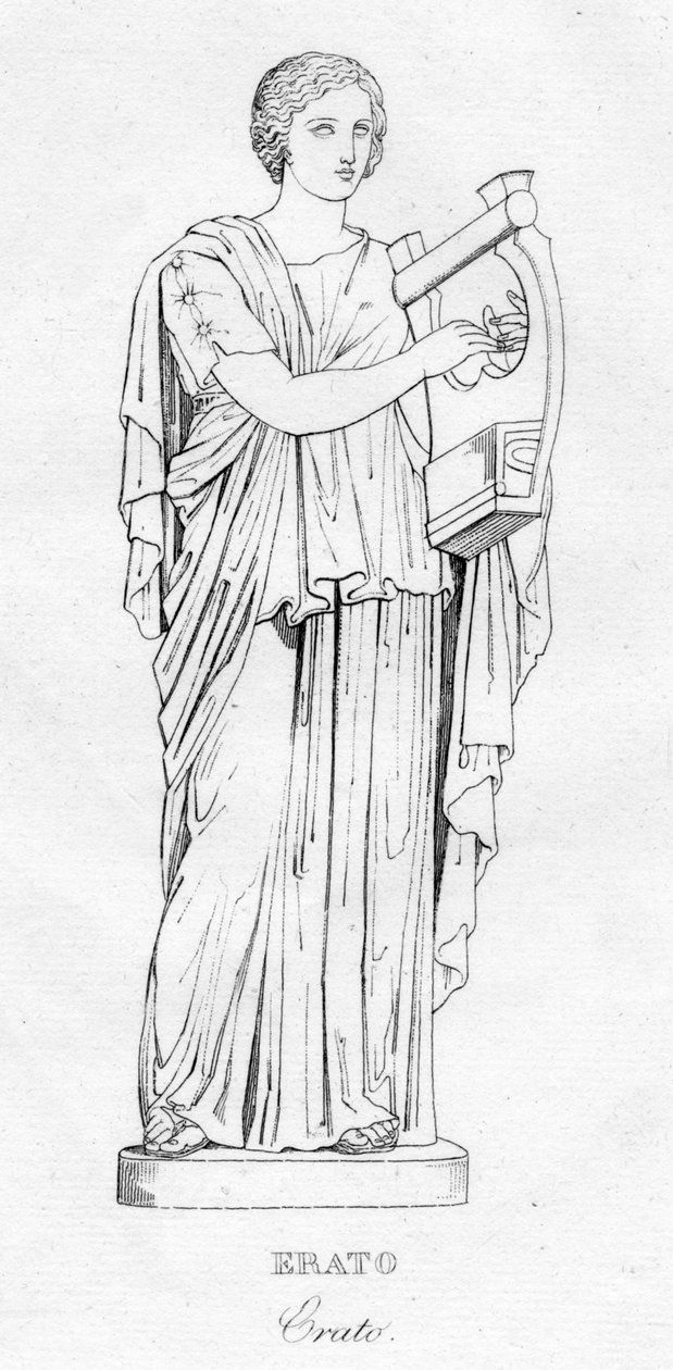 Erato, c1850 od Unbekannt