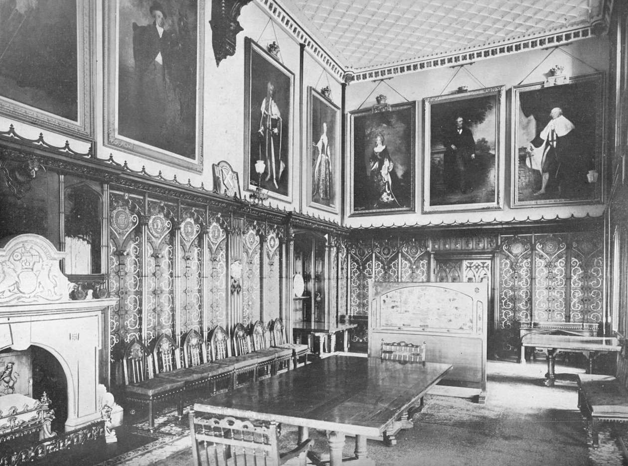 Hrad Eridge, Tunbridge Wells – markýz z Abergavenny, K.G., 1910 od Unbekannt
