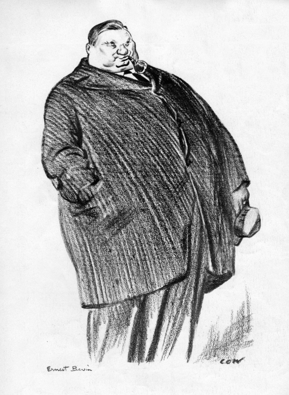 Ernest Bevin , britský labouristický politik, 1933 od Unbekannt