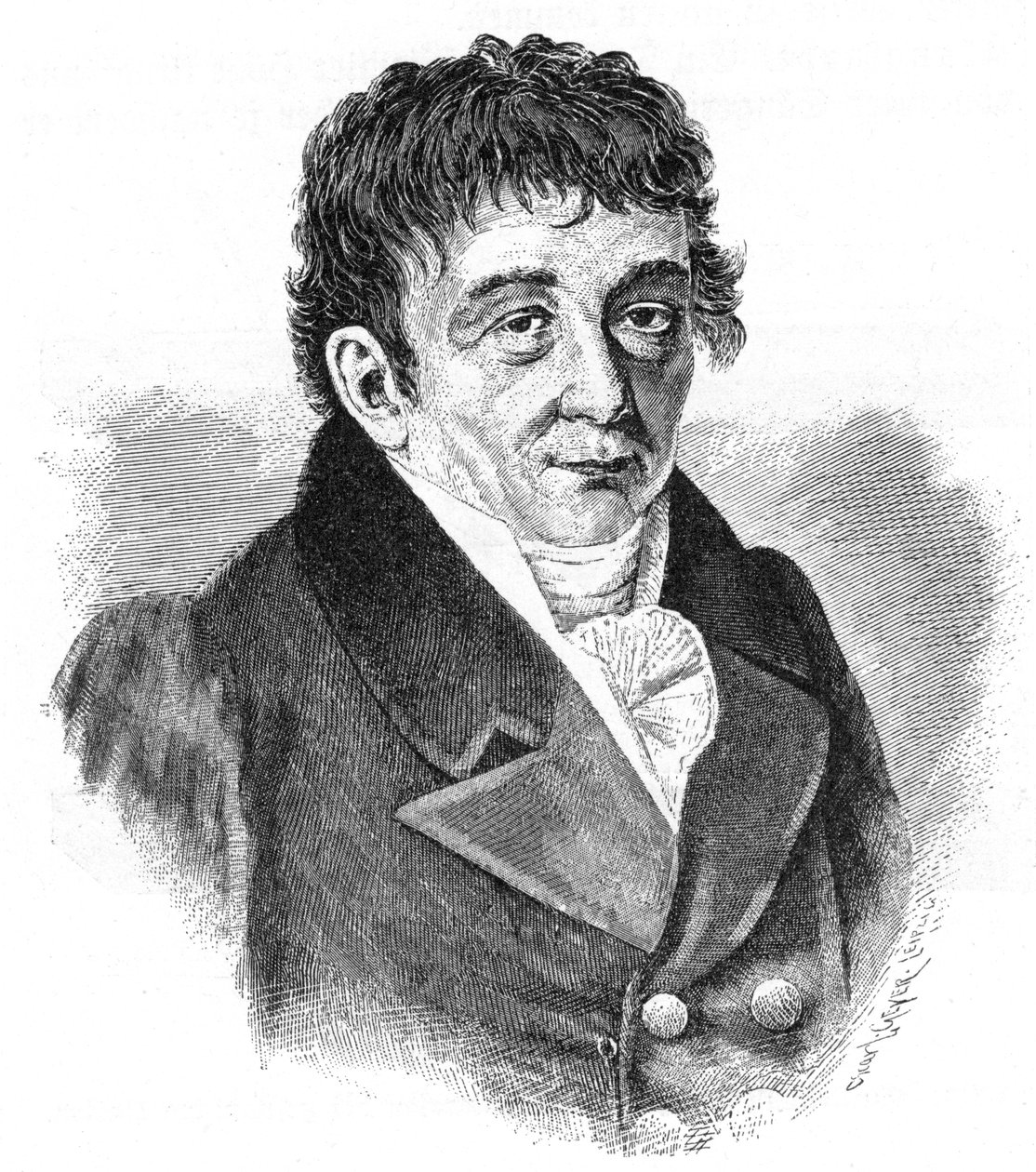 Ernst Florens Friedrich Chladni, německý fyzik, c1895 od Unbekannt