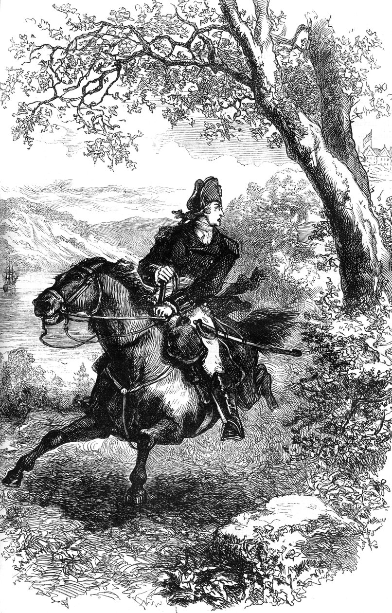 Útěk Benedicta Arnolda, 1780 c1880 od Unbekannt