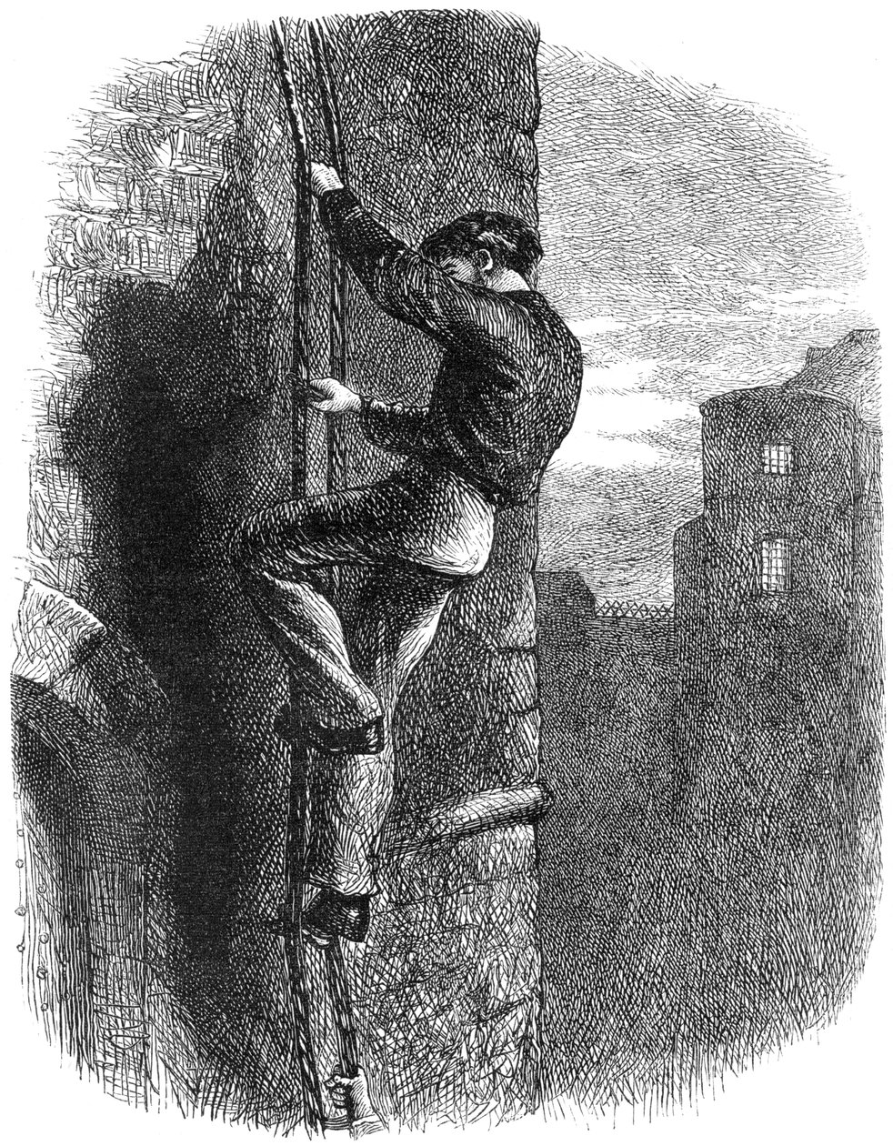 Útěk konfederačního generála Johna Hunta Morgana, 1863 c1880 od Unbekannt
