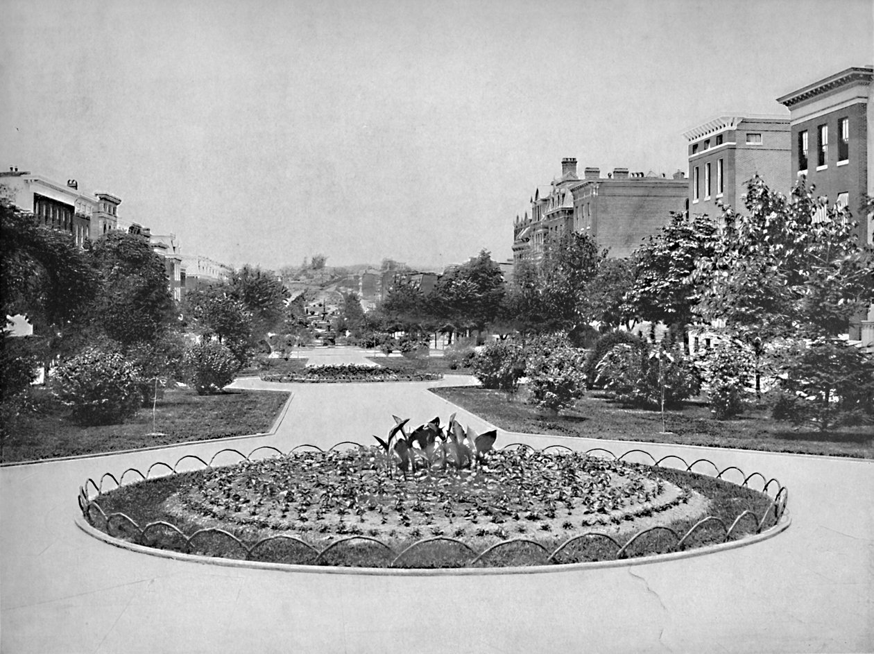Eutaw Place při pohledu na sever, Baltimore, MD, c1897. od Unbekannt
