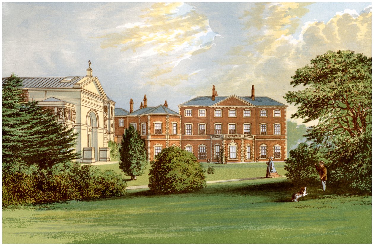 Everingham Park, Yorkshire, domov Lorda Herriese, c1880 od Unbekannt