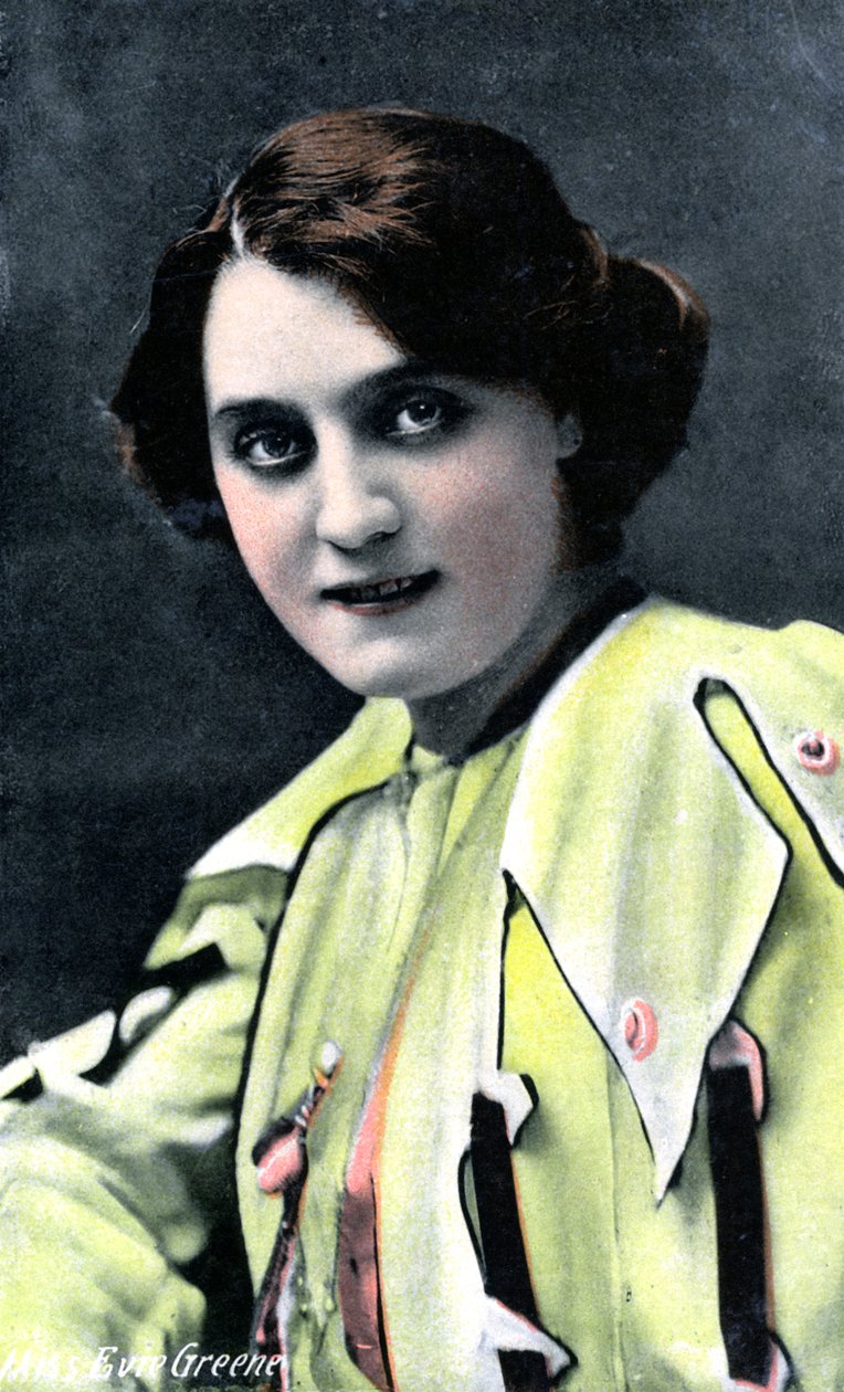 Evie Greene 1875-1917, anglická herečka, začátek 20. století od Unbekannt