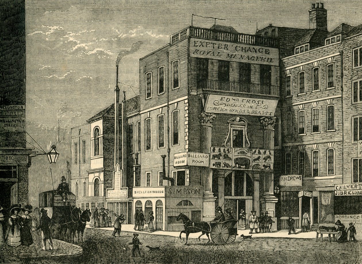 Exeter Change v roce 1826, 1881. od Unbekannt