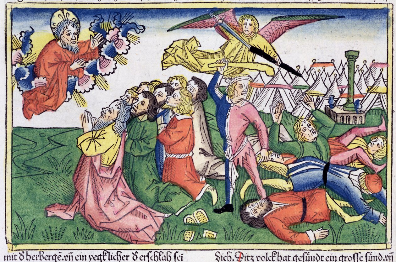 Exodus 32:15-23: Mojžíš rozbíjel kamenné desky od Unbekannt