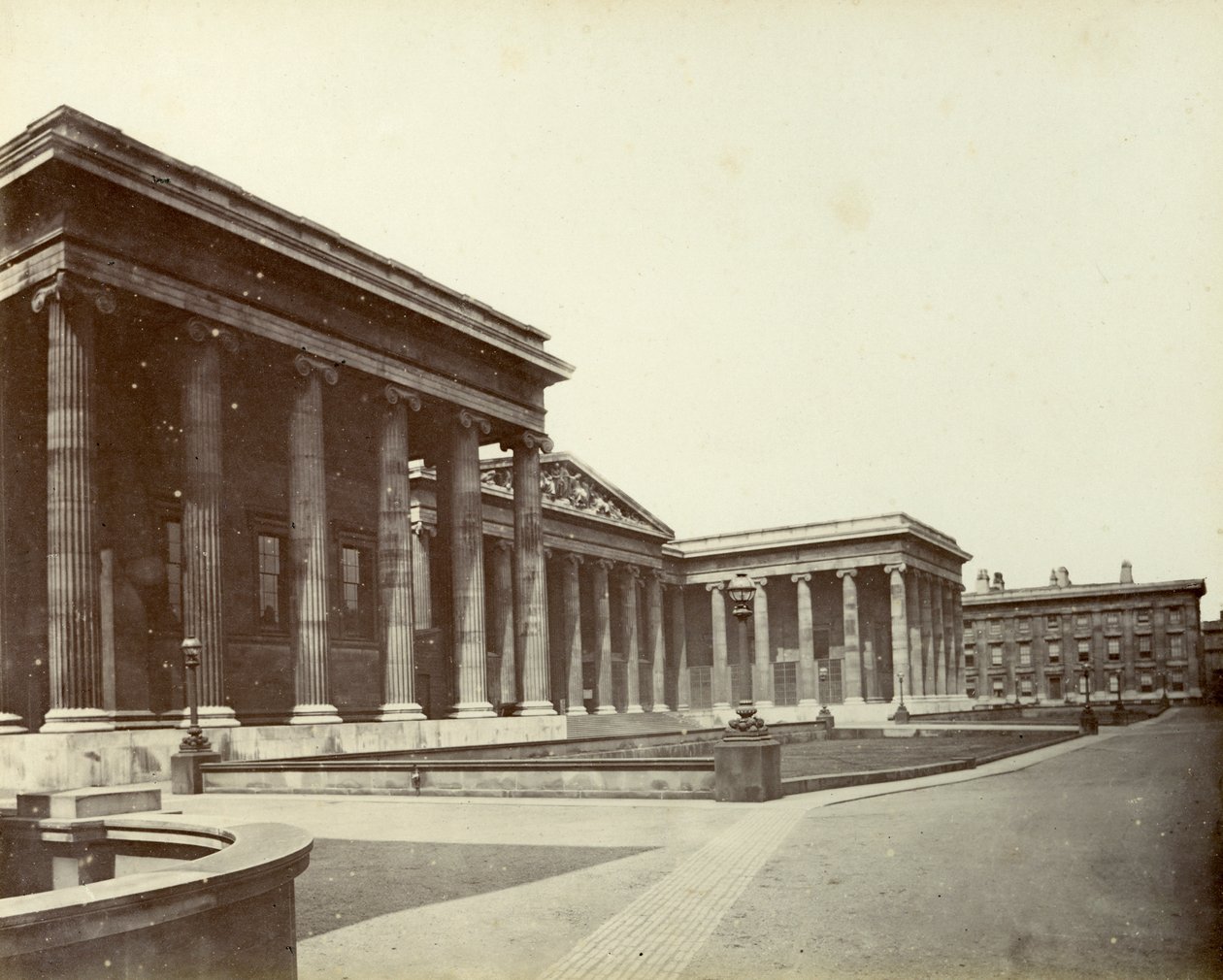 Exteriér Britského muzea, Great Russell Street, Londýn, 1887 od Unbekannt