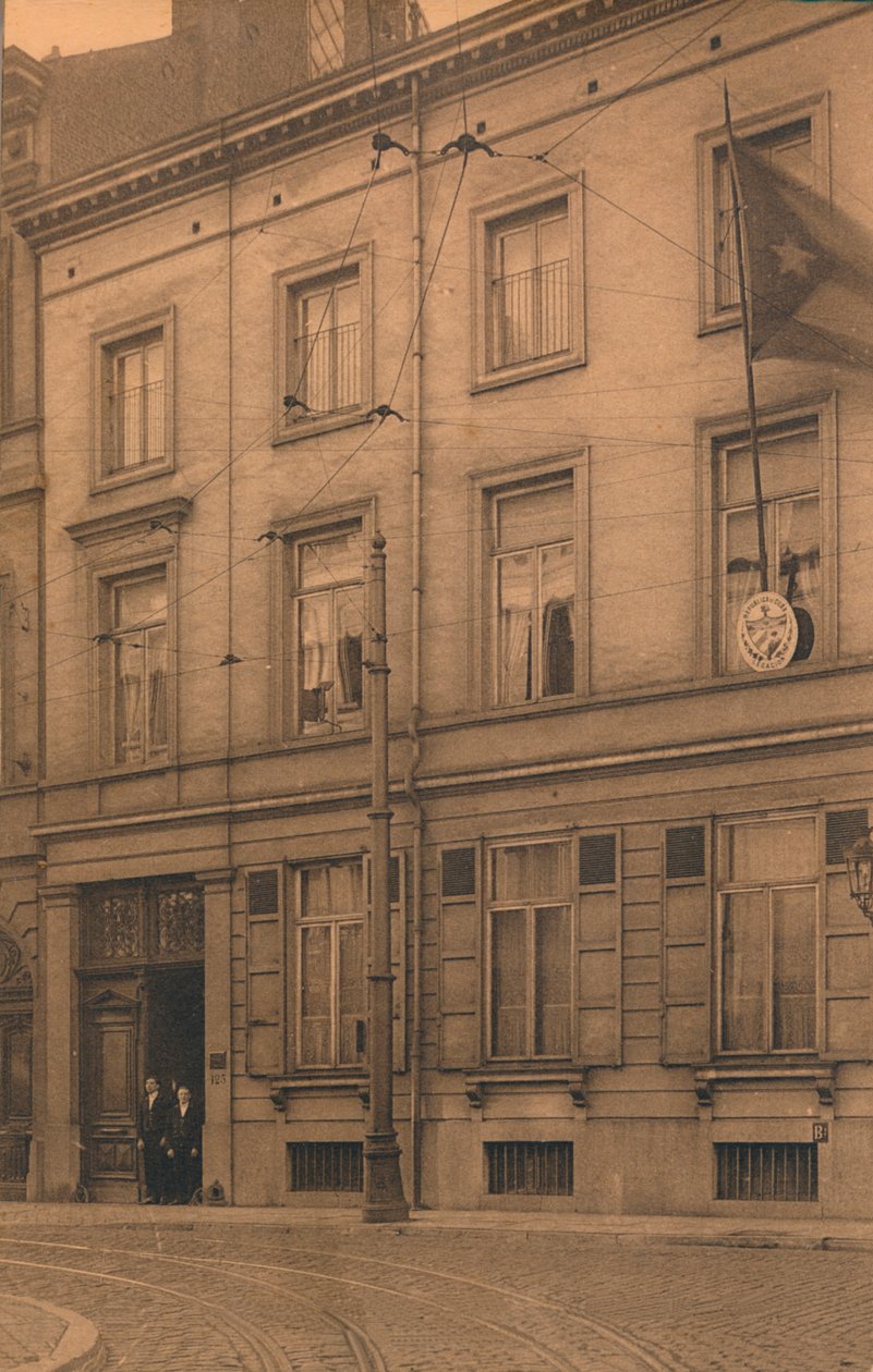 Exteriér kubánského velvyslanectví v Bruselu, Belgie, 1927. od Unbekannt