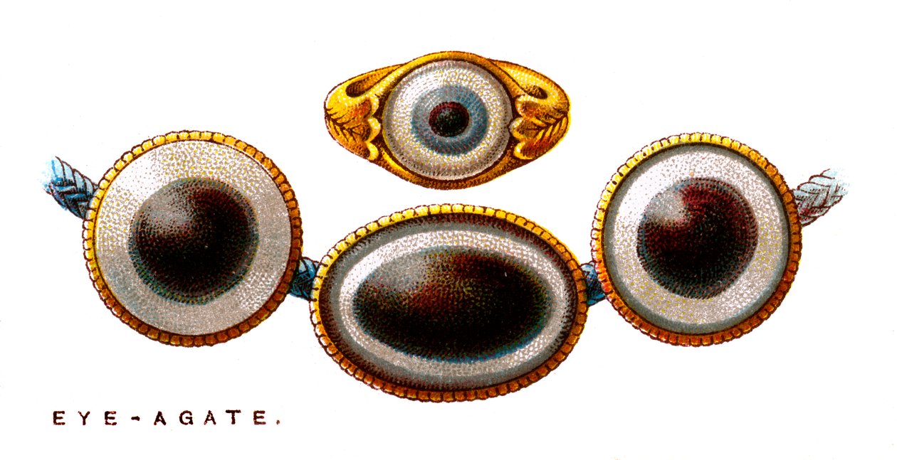 Eye-Agate, 1923 od Unbekannt