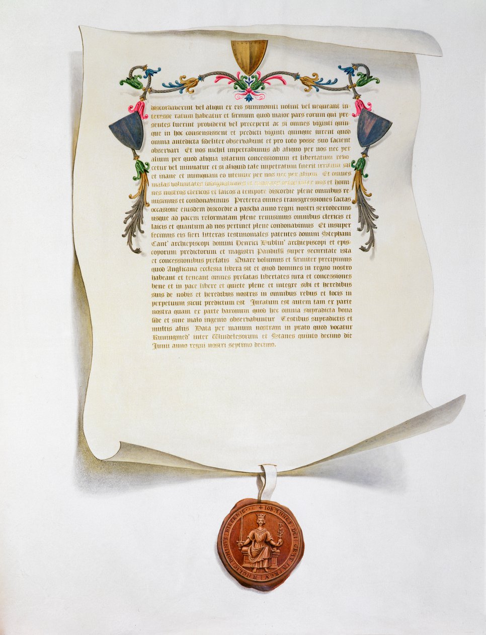 Faksimile vydání Magna Charta, anglická charta, 1215 1816 od Unbekannt