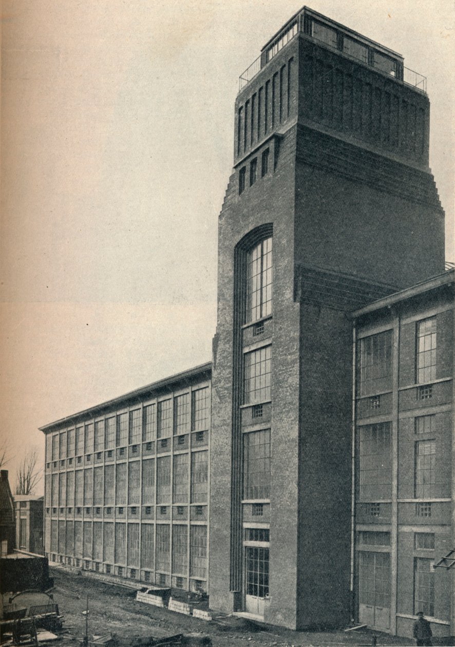 Factory of the Etablissements Nicolle, Wambrechies Nord, architekt, Andre Granet, c1928 od Unbekannt